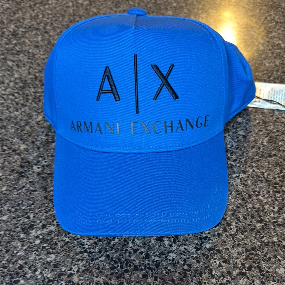 Armani Exchange Blue Cap